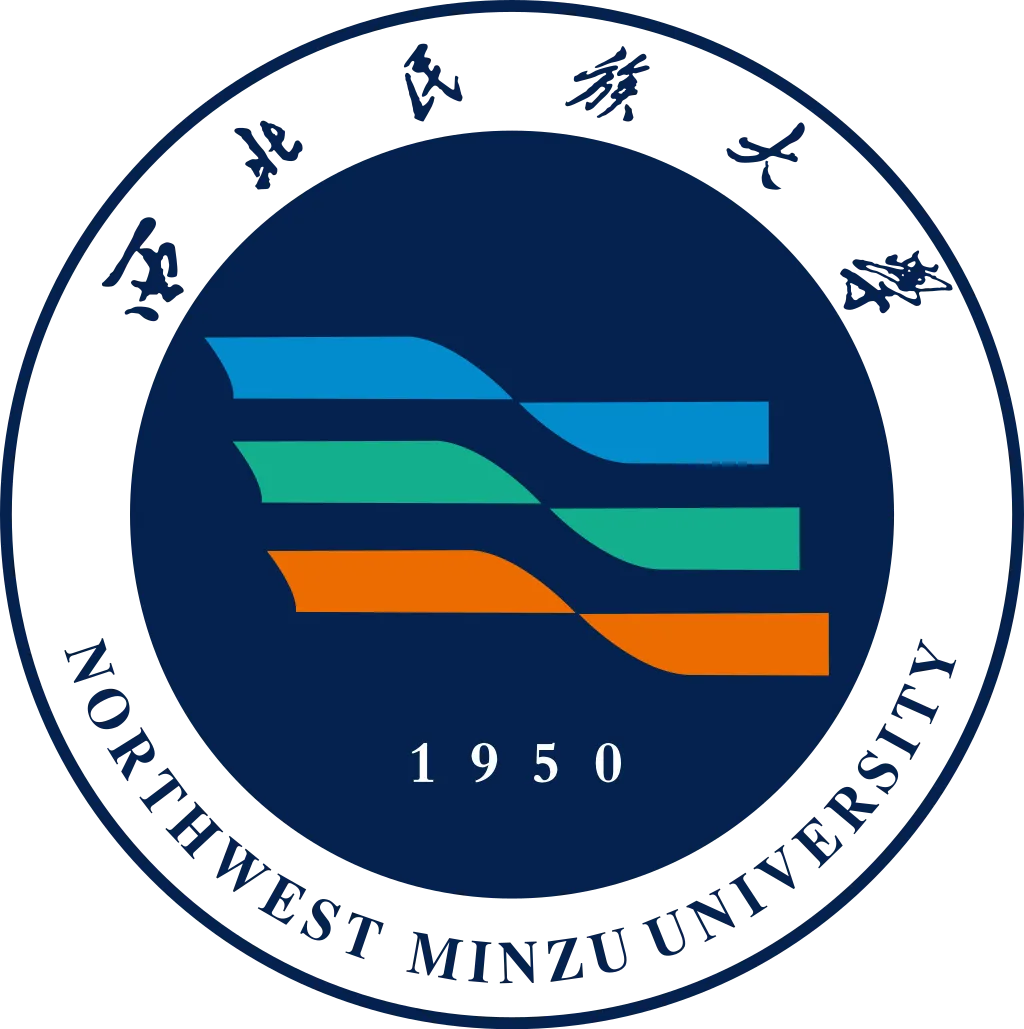 西北民族大学校徽矢量图