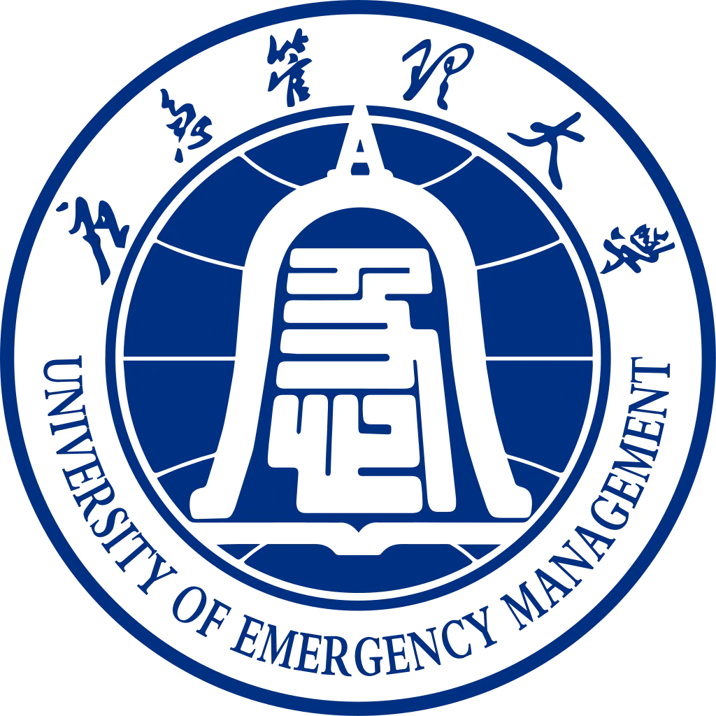 应急管理大学校徽矢量图